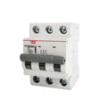 BK63H-C10A 3P Interruptor Termomagnético, Breaker 3 polos, 10A, Curva de disparo C.