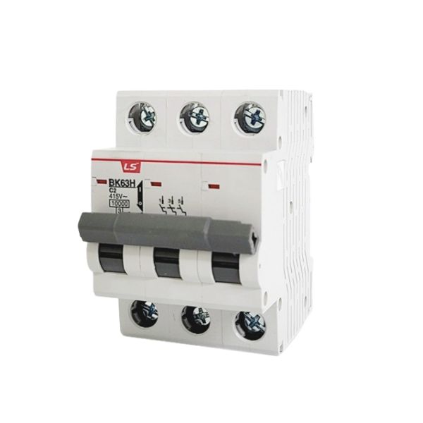 BK63H-C10A 3P Interruptor Termomagnético, Breaker 3 polos, 10A, Curva de disparo C.