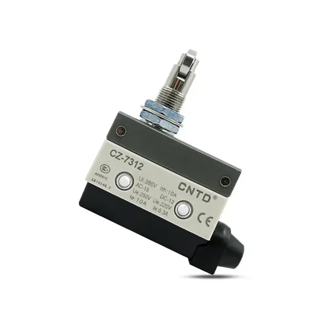 CZ-7312 Limit Switch, Final de carrera miniatura, rodillo superior.