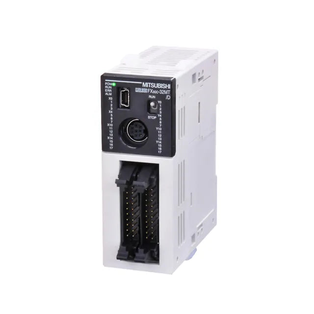 FX3GC-32MT/D PLC Compacto, CPU FX3G con conectores, salidas transistor.
