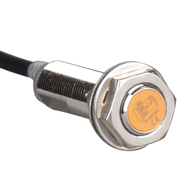 IPX-D12-02E3 SENSOR DE PROXIMIDAD INDUCTIVO, Sensor inductivo de alta precisión. Diámetro M12. Distancia de detección 2mm. Alimentación DC 3-hilos (10-30VDC).