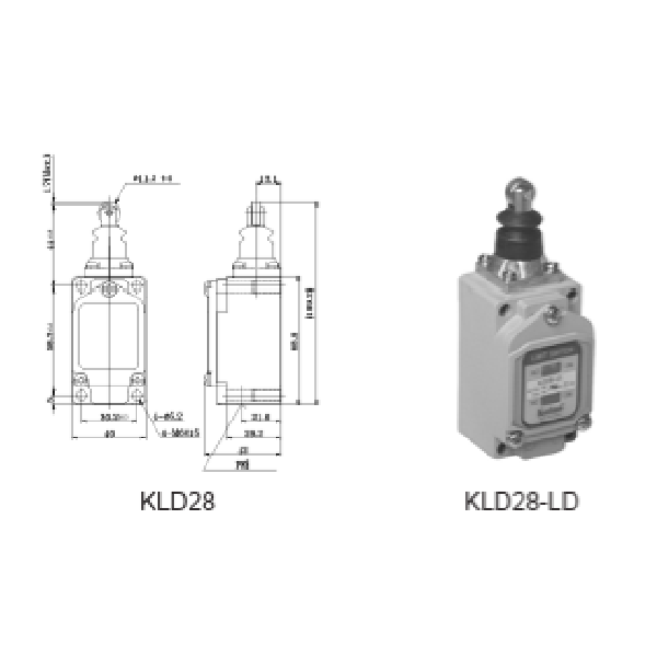 KLD2-LD Limit Switch, Sellado industrial.