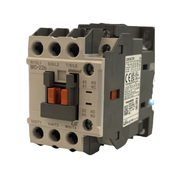 MC-22b (AC24V) Contactor Magnético, Contactor serie Metasol, 22A, Bobina 24VAC.