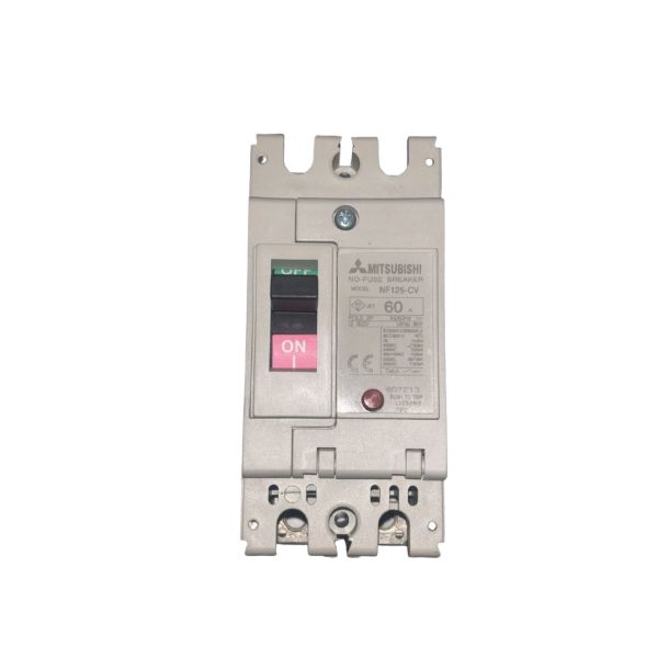 NF125-CV-2P 63A Interruptor MCCB, Breaker de caja moldeada 2 polos 63A.