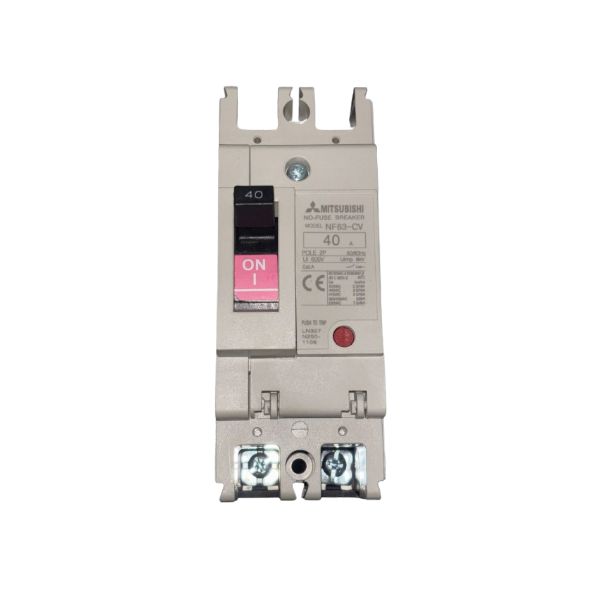 NF63-CV-2P 40A Interruptor MCCB, Breaker de caja moldeada 2 polos 40A.