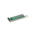 R38B Rack Base, Placa base (rack) de 8 ranuras serie R.