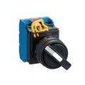 YWAS2E11 Selector, Selector de 22mm, 2 posiciones, contacto 1NO+1NC.